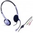 Genius Headphones with Microphone and inline Control, Grey