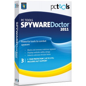 PC Tools Spyware Doctor 2011, 3 Computers, 1 Year Subscription (PC)