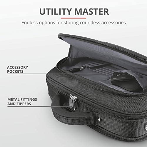 Trust Sydney 17 Inch Laptop Bag Business Briefcase for 17.3 Inch Laptops - Black