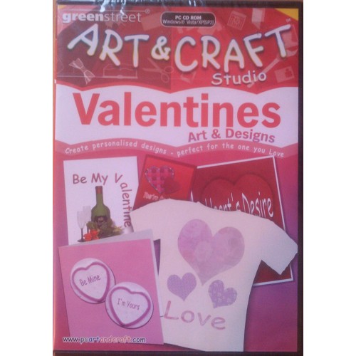 Valentines Art & Designs (Art and Craft Studio) (PC CD)