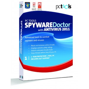 PC Tools Spyware Doctor with AntiVirus 2011 (1 User/1 PC)