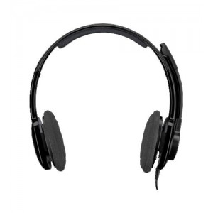 Logitech H250 Wired Stereo Headset - Over-The-Head - Semi-Open - Black