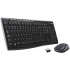 Logitech MK270 Wireless Keyboard and Mouse Combo for Windows, 2.4 GHz Wireless, Compact Wireless Mouse, 8 Multimedia & Shortcut Keys, 2-Year Battery Life, PC/Laptop, QWERTY UK Layout - Black