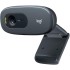 Logitech C270 HD Webcam, HD 720p/30fps, Widescreen HD Video Calling, HD Light Correction, Noise-Reducing Mic, For Skype, FaceTime, Hangouts, WebEx, PC/Mac/Laptop/Macbook/Tablet - Black