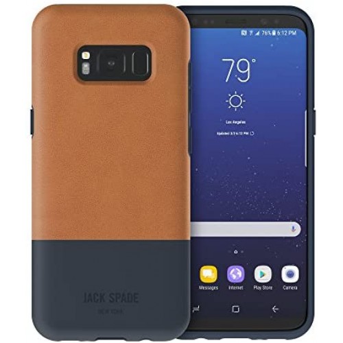 Jack Spade Color-Block Case for Samsung Galaxy S8 - Fulton Tan/Navy