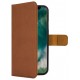 XQISIT Selection 5.8 "Case Wallet Brown – Covers for Mobile Phones (Wallet Case, Apple, iPhone X, 14.7 cm (5.8"), Brown)