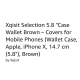 10x Xqisit Apple iPhone X - XS MAGNETIC Slim Wallet Ultra Thin Flip Wallet UK