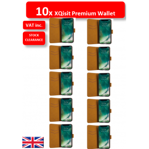 10x Xqisit Apple iPhone X - XS MAGNETIC Slim Wallet Ultra Thin Flip Wallet UK