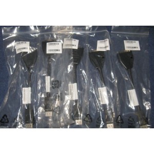5 x IBM Lenovo DisplayPort to Single-Link DVI-D Cable (43N9159) FREE Del VAT inc