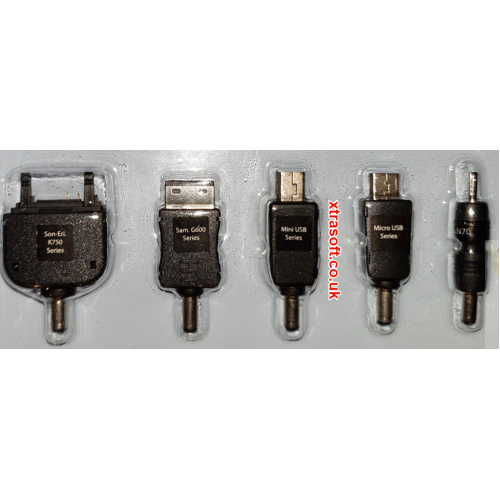 Power M8 Universal 12v In Car Charger 5x Adapters Cigarette Lighter Mini/Micro USB UK