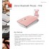 TRUST ZANOO PEARLY PINK BLUETOOTH 3 BUTTON SCROLL WHEEL MOUSE NEW SEALED VAT UK