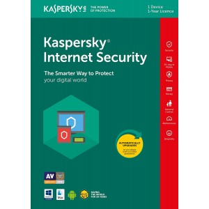 Kaspersky Internet Security 2018 | 1 Device | 1 Year | Retail Pack (by Post/UK+EU)