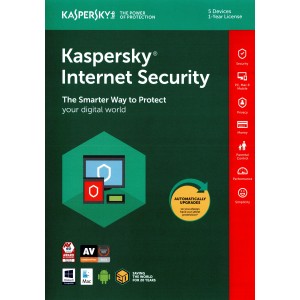 Kaspersky Internet Security 2018 | 5 Devices | 1 Year | Digital (ESD/UK+EU)