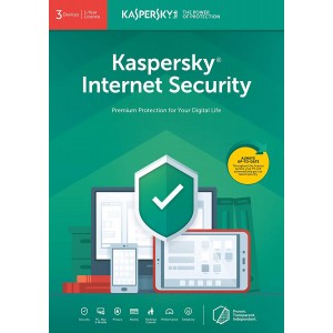 Kaspersky Internet Security 2019 | 3 Devices | 1 Year | Digital (ESD/UK+EU)