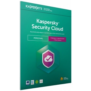 Kaspersky Security Cloud 2018 Personal | 3 Devices | 1 Year | Flat Pack (by Post/UK+EU)
