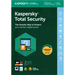 Kaspersky Total Security 2018 | 10 Devices | 1 Year | Digital (ESD/UK+EU)