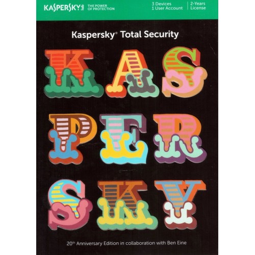 Kaspersky Total Security 2018 | 3 Devices | 2 Years | Digital (ESD/EU) Exclusive