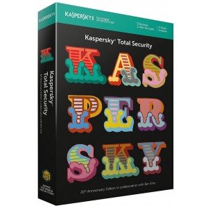 Kaspersky Total Security 2018 | 3 Devices | 2 Years | Retail Pack (by Post/UK+EU) | Exclusive