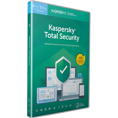 Kaspersky Total Security 2020 | 3 Devices | 1 Year | Retail Pack (by Post/EU)