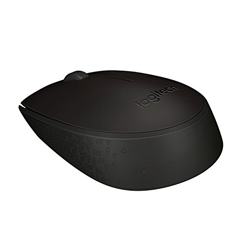 Logitech B170 Wireless Mouse, USB Nano Receiver, Optical Tracking, 12-Months Battery Life, Ambidextrous, PC / Mac / Laptop  - Dark Grey