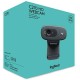 Logitech C270 HD Webcam, HD 720p/30fps, Widescreen HD Video Calling, HD Light Correction, Noise-Reducing Mic, For Skype, FaceTime, Hangouts, WebEx, PC/Mac/Laptop/Macbook/Tablet - Black