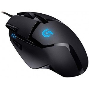 Logitech G402 Hyperion Fury Wired Gaming Mouse, 4,000 DPI, Lightweight, 8 Programmable Buttons (PC & Mac) Black