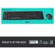 Logitech MK270 Wireless Keyboard and Mouse Combo for Windows, 2.4 GHz Wireless, Compact Wireless Mouse, 8 Multimedia & Shortcut Keys, 2-Year Battery Life, PC/Laptop, QWERTY UK Layout - Black