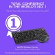 Logitech MK270 Wireless Keyboard and Mouse Combo for Windows, 2.4 GHz Wireless, Compact Wireless Mouse, 8 Multimedia & Shortcut Keys, 2-Year Battery Life, PC/Laptop, QWERTY UK Layout - Black