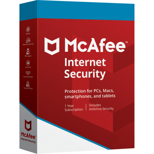 McAfee Internet Security 2020 | 5 Appareils | 1 An | Numérique (ESD/UE)