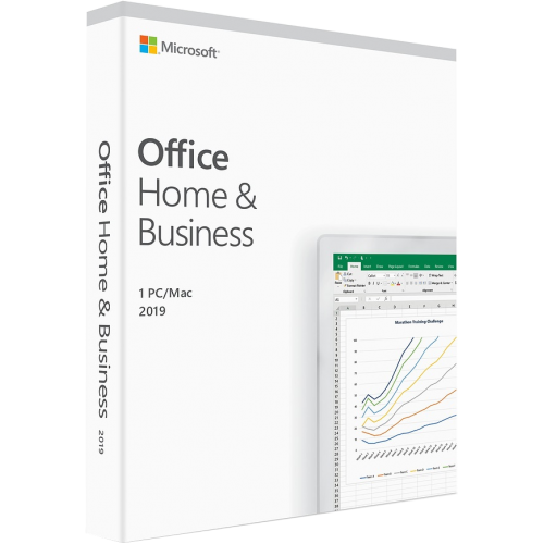 Microsoft Office Famille et Petite Entreprise 2019 | 1 PC/Mac | Numérique (ESD/UE) (Windows 10 Slmt)*