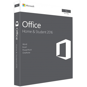 Microsoft Office Home and Student 2016 Mac | 1 Device | Retail Pack (by Post/EU)