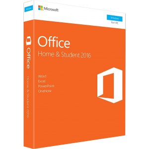 Microsoft Office Home and Student 2016 PC | 1 Device | English | Retail Pack (by Post/EU)