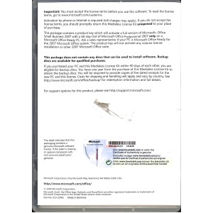 Microsoft Office Small Business 2007 PC | 1 Device | English