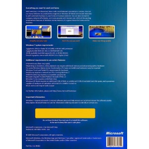 Microsoft Windows 7 Professional SP1 32bit | DSP OEM Pack (Disc and Licence) Microsoft Windows 7 Professional SP1 32bit | DSP OEM Pack (Disc and Licence)