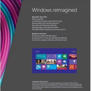 Microsoft Windows 8 Pro 64bit | DSP OEM Pack (Disc and Licence)