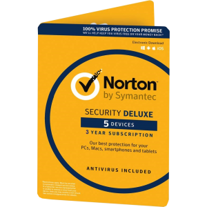 Norton Security Deluxe | 5 Devices | 3 Years | Digital (ESD/EU)
