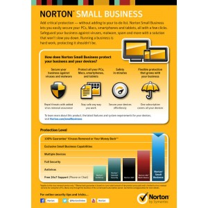 Norton Small Business 1.0 | 10 Devices | 1 User | 1 Year | Flat Pack (by Post/EU)
