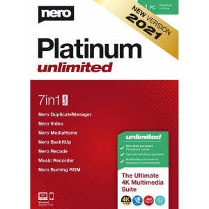 Nero Platinum 365 2021 | 7in1 Suite | 1PC (1 Year) | Digital (ESD/EU)