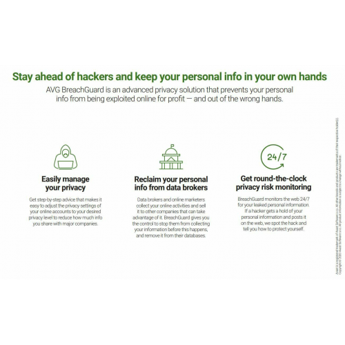 AVG BreachGuard | 1 Device | 1 Year | Digital (ESD/EU)