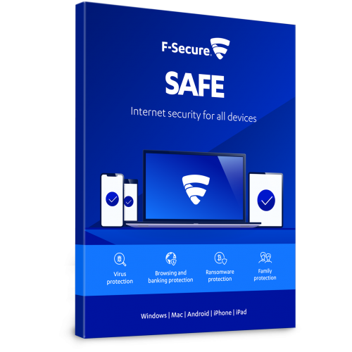 F-Secure Safe Internet Security  | 3 Appareils | 1 An | Numérique (ESD/UE)