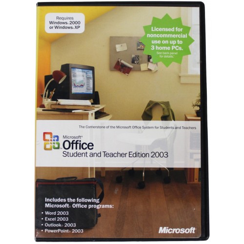 Microsoft Office Student and Teacher 2003 | 1 Device | English