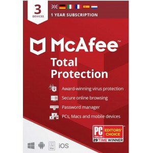 McAfee  Total Protection  | 3 Devices